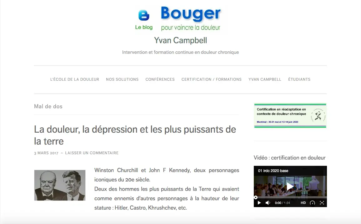 lloc d'yvan campbell lloc de dolor d'esquena