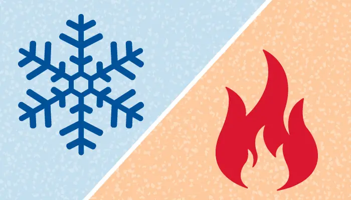 Diskusprolaps: varmt eller koldt? (hvad skal man vælge?)