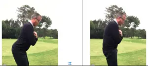 Beckenbewegung Golf Rückenschmerzen Golf