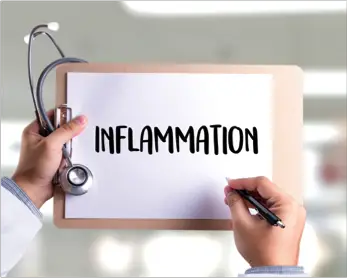 médecin qui explique l'alimentation anti-inflammatoire