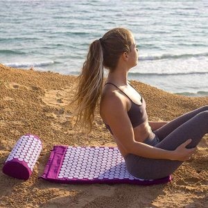 akupressurmåtte på stranden