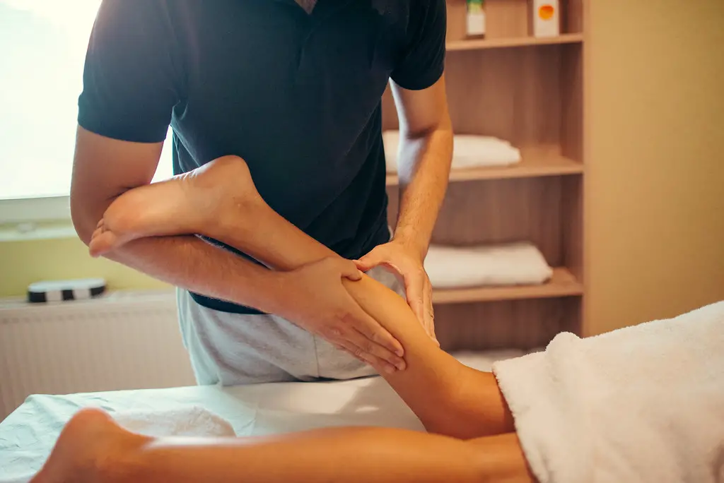 massage du mollet