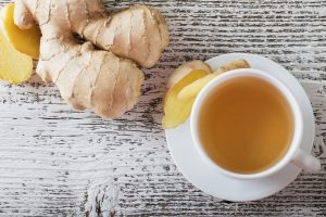 Catamenial migraine ginger herbal tea