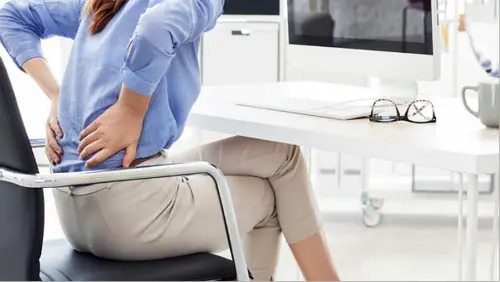 back pain at work